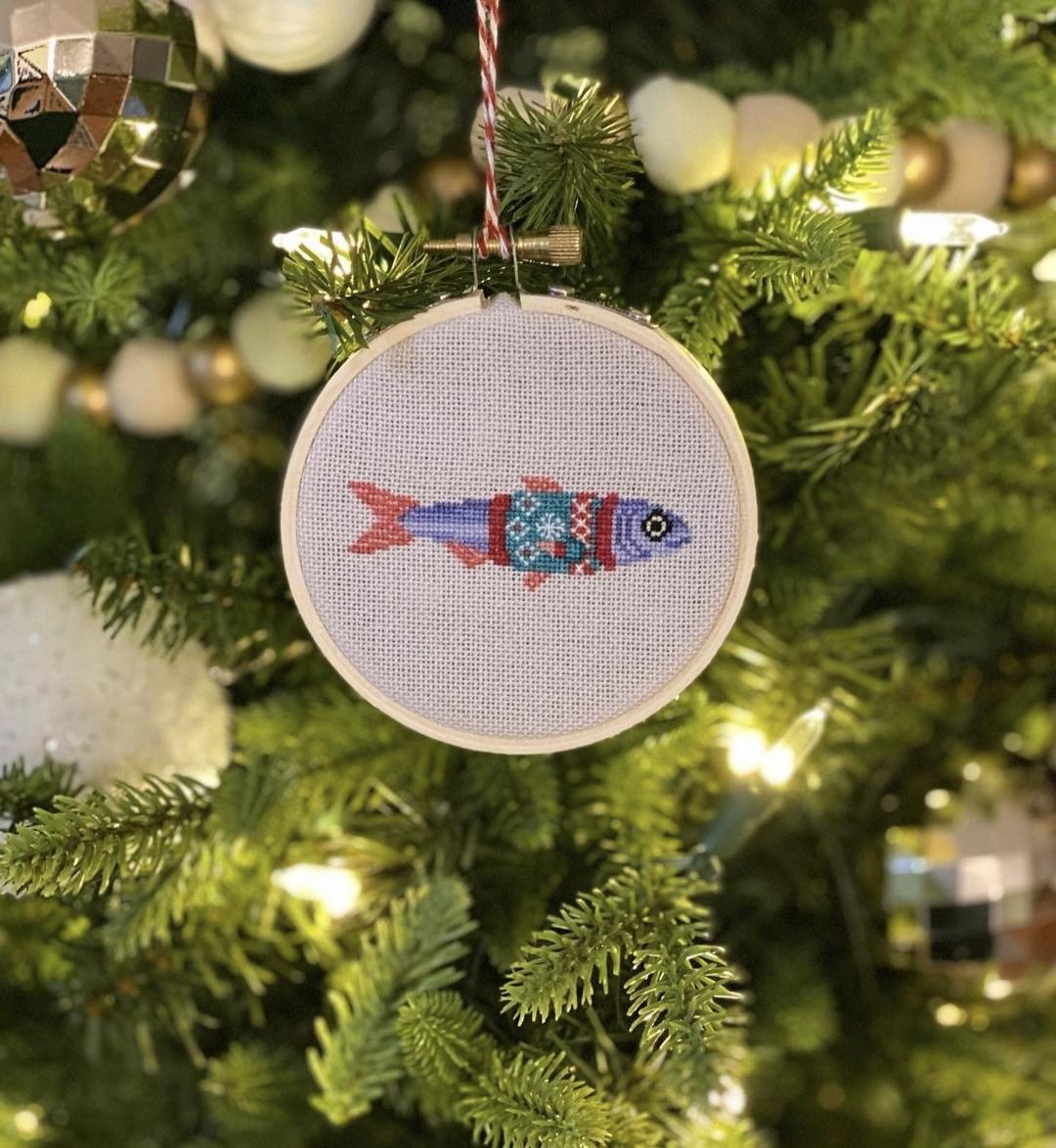 Christmas animals cross stitch pattern by Smasterilli
