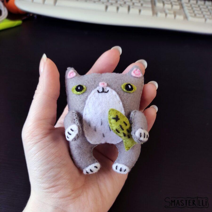 Cute Baby Cat Felt Pattern - Cat Lover's Gift Idea